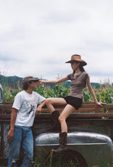 Vixen Boxy Tee Off-White