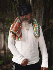 Henley Long Bottons Double Layer Biege