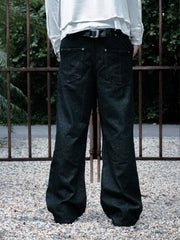 Raw Denim Studdeds Bootcut Jeans