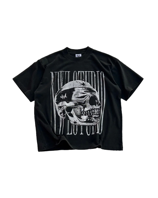 NWL23 one minute 02 Boxy T-Shirt Blackfade