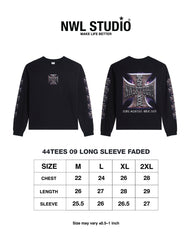 44TEES 09 Long Sleeve Faded