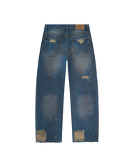 Vintage Blue Straight Fit Jeans