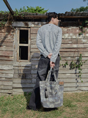 Fake Denim Tote Bag Blue (Limited)