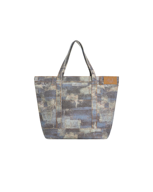 Fake Denim Tote Bag Blue (Limited)