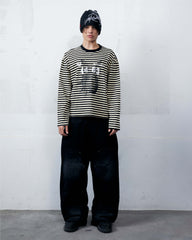 Striped Tee Long Sleeve Yellow-Black (Ship on 15/01)