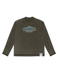 NWL24 NWL x SK SNEAKER 01 Boxy Long Slevee Brownfade