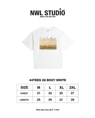 44TEES 28 Boxy White