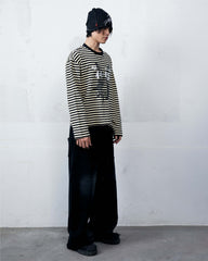 Striped Tee Long Sleeve Yellow-Black (Ship on 15/01)