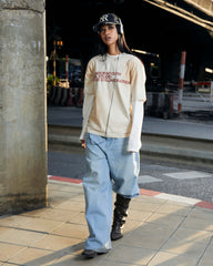 Mud Wash Boxy Tee Gray