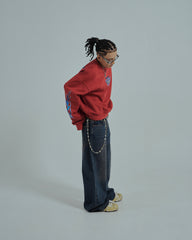 44TEES 44 Sweater Red