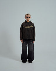 44TEES 04 Hoodie Zip Faded