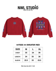44TEES 44 Sweater Red