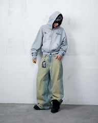 Baggy Jeans Mudwash Wash Blue