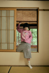 Dandadan Layered Plaid Short Grey
