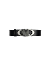 RR06 Logo Belt Matte Silver