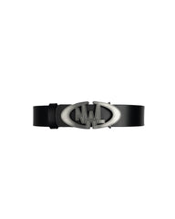 RR06 Logo Belt Matte Silver