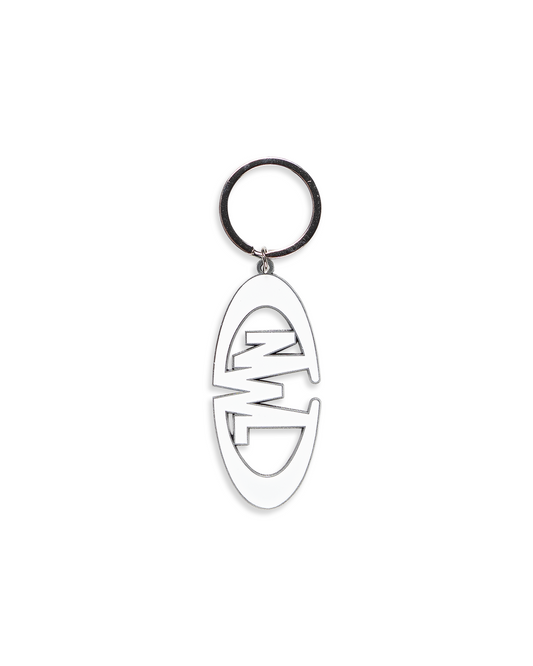 DM20 Logo Keychain Matte White