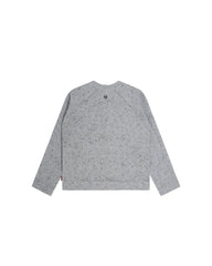 Henley Shirt long Sleeve Waffle Gray