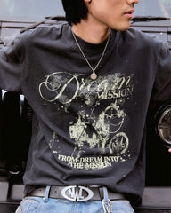 DM08 Night Vision Boxy T-Shirt Dark Fade