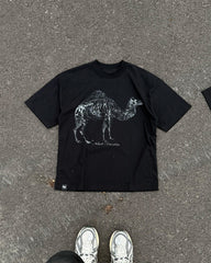 DM06 Camel Boxy T-Shirt Black