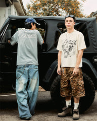 DM17 Ripped Baggy Blue