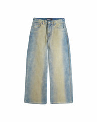 Baggy Jeans Mudwash Wash Blue