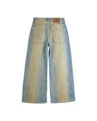Baggy Jeans Mudwash Wash Blue
