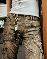 Cowhide Leather Keychain *Handmade*