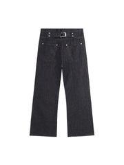 Raw Denim Studdeds Bootcut Jeans