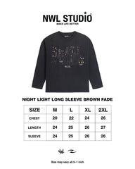 Night Light Long Sleeve Brown Fade