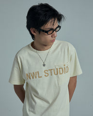 44TEES 39 Slub Regular Cream