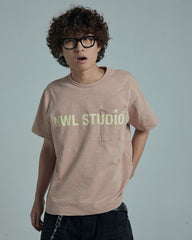 44TEES 17 Slub Regular Pink