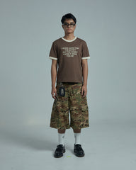44TEES 19 Ringer Tee Slim Brown