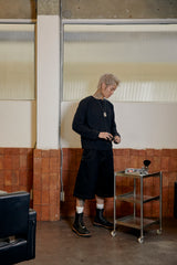 Henley Shirt long Sleeve Waffle