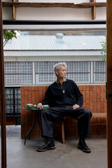 Henley Shirt long Sleeve Waffle