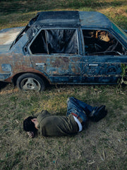 Henley Shirt long Sleeve Waffle Olive Green