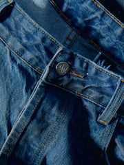 Vintage Blue Straight Fit Jeans