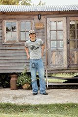 Vixen Ringer Tee Vintage Gray