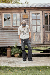 Vixen Boxy Shirt Beige