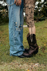 Vixen Flare Jeans Vintage Wash