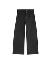 DOUBLE RAW DENIM BAGGY BLACK
