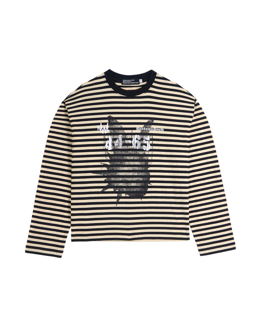 Striped Tee Long Sleeve Yellow-Black