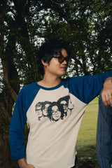 FACE OF SURVIVOR (V.2), Raglan Navy White