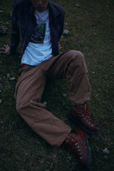 NWL x TV OFF, Double Knees Fade Brown