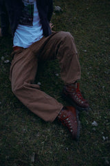 NWL x TV OFF, Double Knees Fade Brown