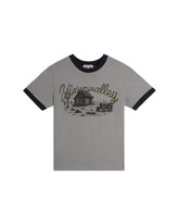 Vixen Ringer Tee Vintage Gray