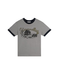 Vixen Ringer Tee Vintage Gray