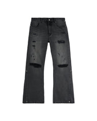 Vixen Flare Jeans Vintage BlackFade