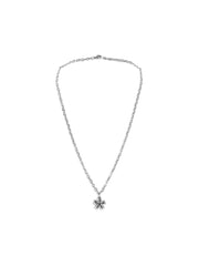 925 Sterling Silver Moon Flower Necklace
