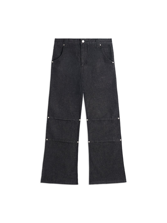 Raw Denim Studdeds Bootcut Jeans